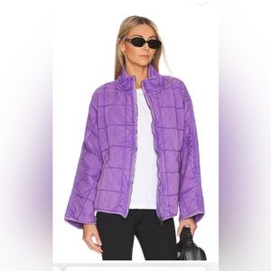 Free People | Moonberry Dolman Quilted Knit Jacket | size S